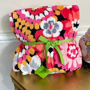 Vera Bradley Pixie Blooms Throw Blanket